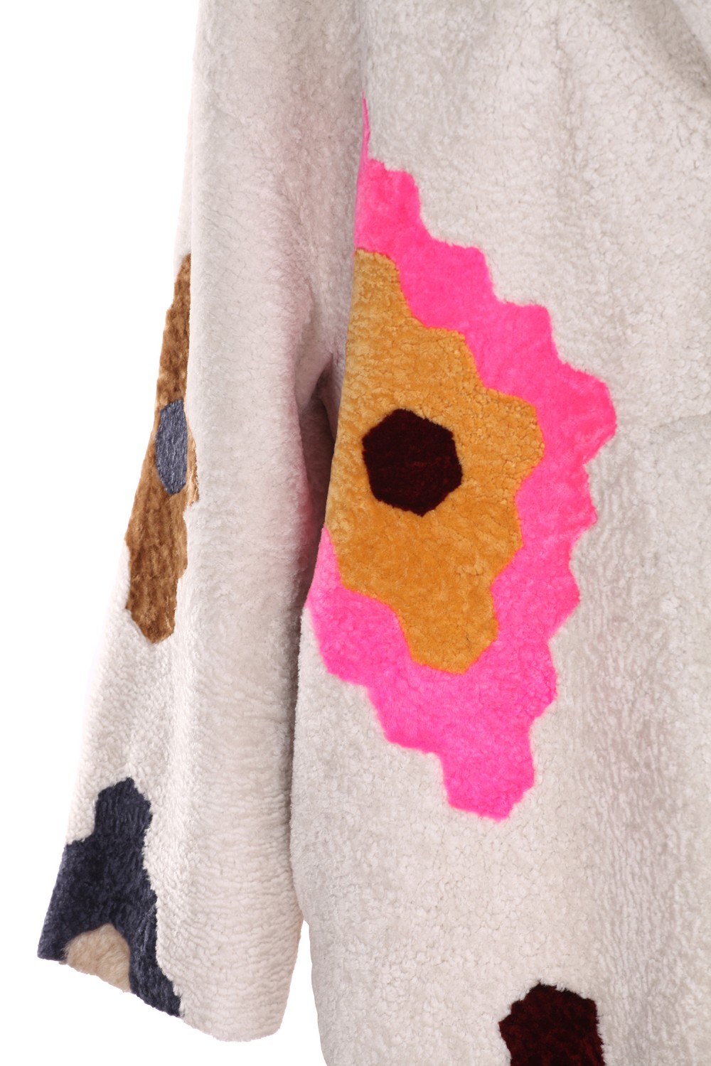shop BENEDETTA NOVI Sales Giacchetto: Benedetta Novi cappotto intarsiato.
Reversibile.
Collo sciallato.
Composizione: 100% pelle di ovino.
Made in Turkey.. DELI SHORT INTARSIO-IVORY number 9771483